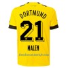 Camiseta de fútbol BVB Borussia Dortmund Malen 21 Primera Equipación 2022-23 - Hombre